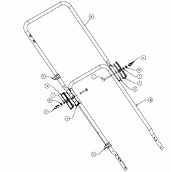 749-04328637 Рукоятка нижняя газонокосилки - фото 8729