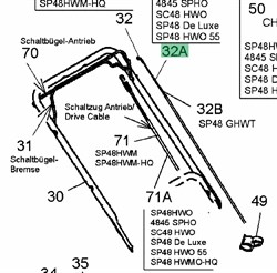 746-04300 Тросик газа - фото 8977