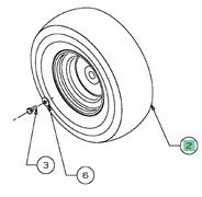 634-0148 Колесо 15 X 5.00-6