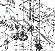 754-0629 Ремень V TYP:5L X 53.03 LG POLY