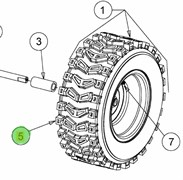 T16x6,5-8 Шина 16x6,50-8 Carlisle (734-2031, 734-1525)