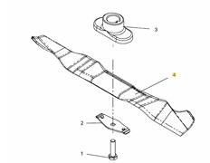 742-0738-637 НОЖ МУЛЬЧИРУЮЩИЙ ГАЗОНОКОСИЛКИ
