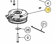 717-05316B Электромагнитное сцепление 12V