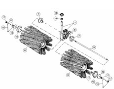 196-603-000 Щетка фронтальная для NX 15