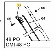 746-04313A Тросик 746-04313A